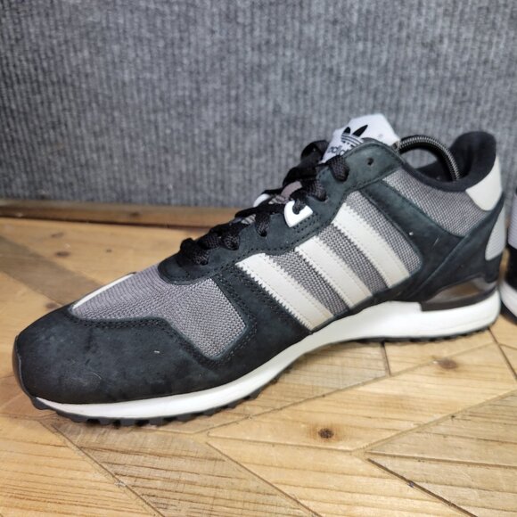 Adidas‎ Originals ZX700 Men's Sneakers Size 12, Black/White, Suede Shoes Casual - Picture 5 of 11